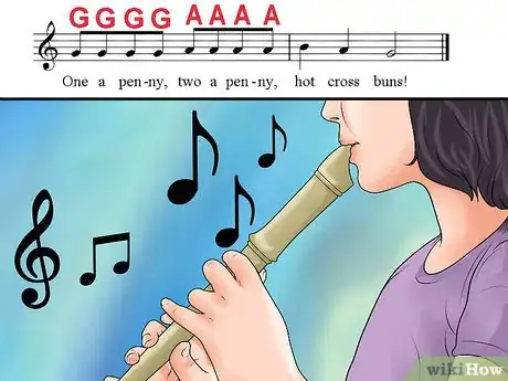 Imagen titulada Play Hot Cross Buns on the Recorder Step 9