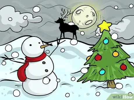 Imagen titulada Draw a Christmas Landscape Step 12