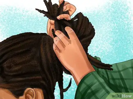 Imagen titulada Dreadlock Straight Hair Step 13