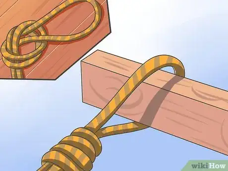 Imagen titulada Make a Rope Ladder Step 9