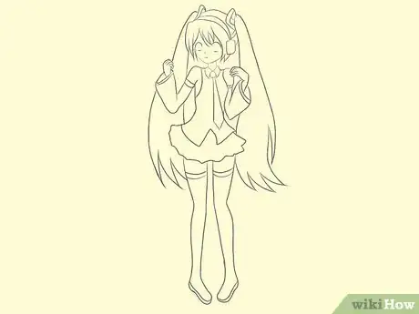 Imagen titulada Draw Hatsune Miku Step 15