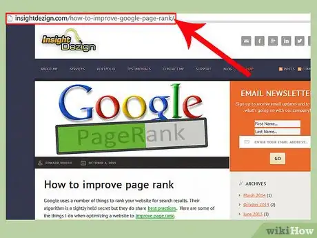 Imagen titulada Improve Your Page Rank Step 1Bullet2