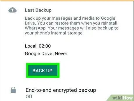 Imagen titulada Back Up WhatsApp Step 15