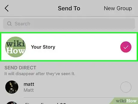 Imagen titulada Add Snapchat Snaps to Instagram Stories Step 12