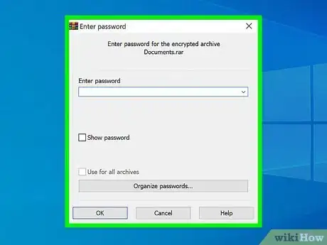 Imagen titulada Add a Password to a RAR File Step 8
