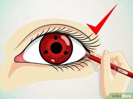 Imagen titulada Draw Sharingan Step 7