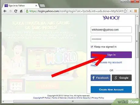 Imagen titulada Send an Email from Yahoo! Emailing Site Step 1