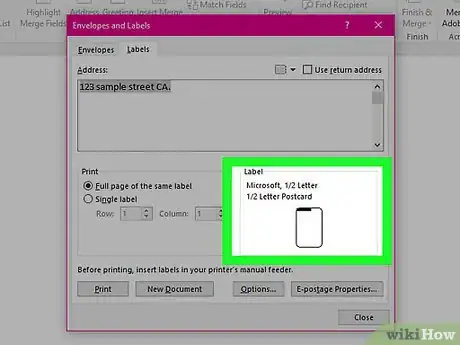 Imagen titulada Create Labels in Microsoft Word Step 16