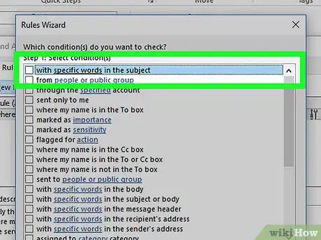 Imagen titulada Filter Email in Outlook Step 16