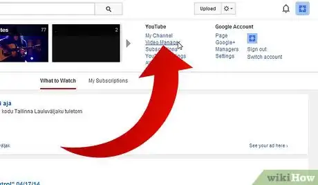 Imagen titulada Check and Manage Your Uploaded Videos on YouTube Step 4