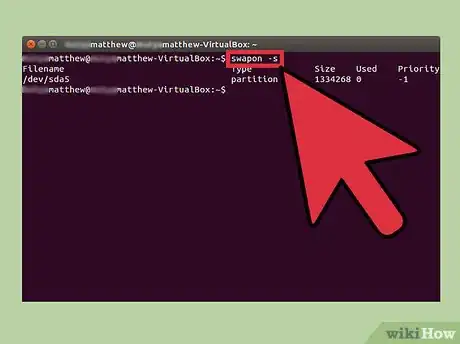 Imagen titulada Check Swap Space in Linux Step 1