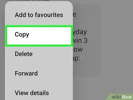 Imagen titulada Copy an Entire Text Conversation on Android Step 4
