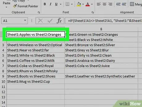 Imagen titulada Compare Data in Excel Step 19