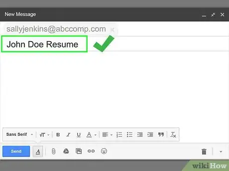 Imagen titulada Email a Resume Step 7