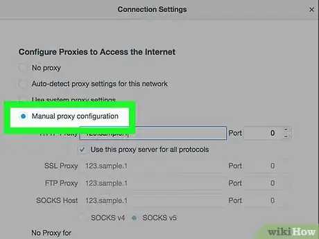 Imagen titulada Enter Proxy Settings in Firefox Step 7