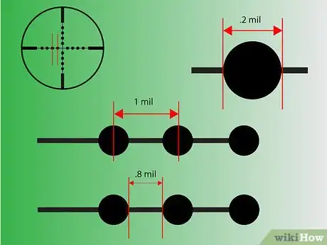 Imagen titulada Calculate Distances With a Mil Dot Rifle Scope Step 3