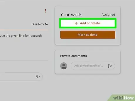 Imagen titulada Do an Assignment on Google Classroom Step 8