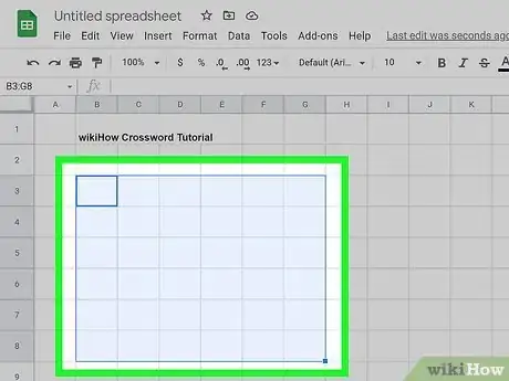 Imagen titulada Make a Crossword Puzzle on Google Docs Step 6