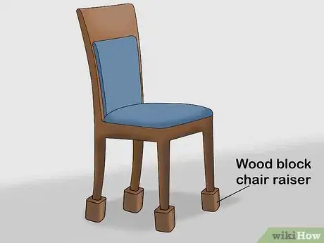 Imagen titulada Increase the Height of Dining Chairs Step 5