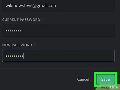 Imagen titulada Change Your Discord Password on a PC or Mac Step 15