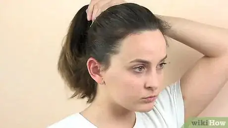 Imagen titulada Do a Quick and Easy Hair Bun Step 1