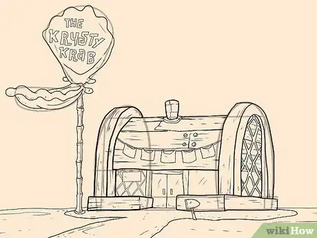 Imagen titulada Draw the Krusty Krab Step 16