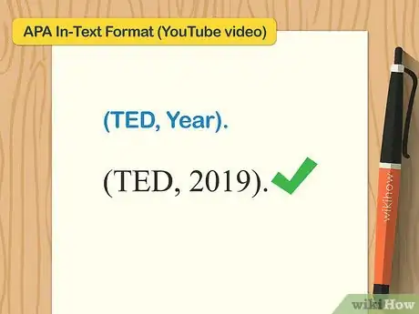 Imagen titulada Cite TED Talks in APA Step 11