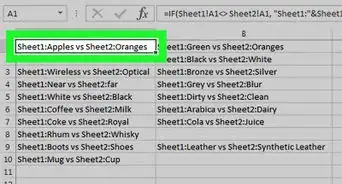 comparar datos en Excel