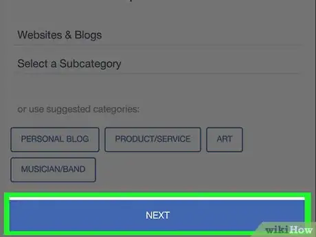 Imagen titulada Create a Facebook Page Step 9