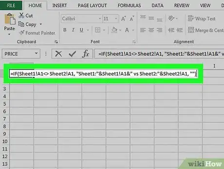 Imagen titulada Compare Data in Excel Step 15