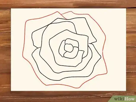 Imagen titulada Draw a Rose Step 8