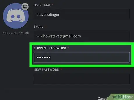 Imagen titulada Change Your Discord Password on a PC or Mac Step 13