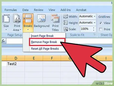 Imagen titulada Insert a Page Break in an Excel Worksheet Step 10