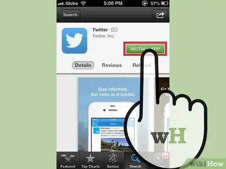 Imagen titulada Install Twitter on Your Phone Step 4