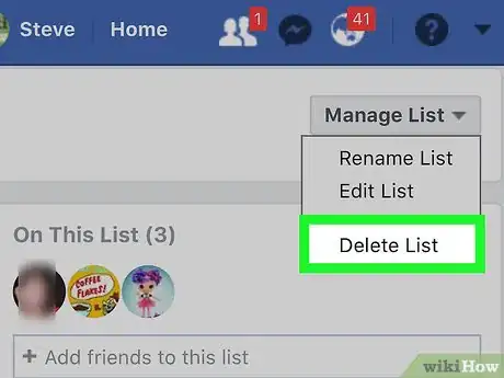 Imagen titulada Edit Facebook Friend List on iPhone or iPad Step 25