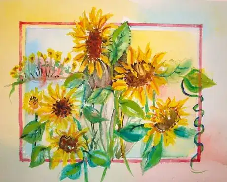 Imagen titulada Sunflowers in frame