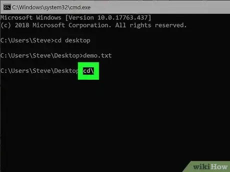 Imagen titulada Go Back Using the Command Prompt Step 4