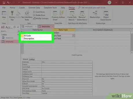 Imagen titulada Make a Database Using MS Access Step 21