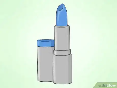 Imagen titulada Wear Blue Lipstick Step 3