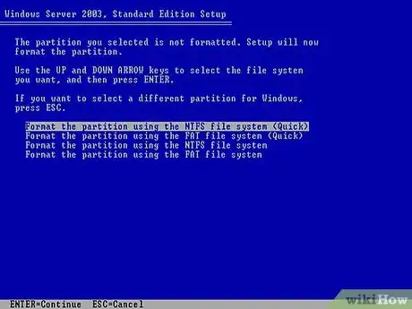 Imagen titulada Install Windows Server 2003 Step 4