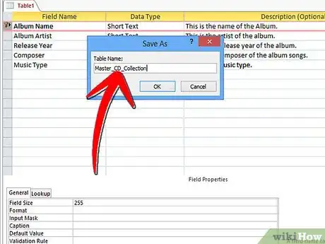 Imagen titulada Keep Track of Your CD Collection Using Microsoft Access Step 12