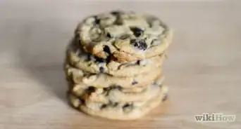 hacer galletas con chispas de chocolate con masa comprada en una tienda