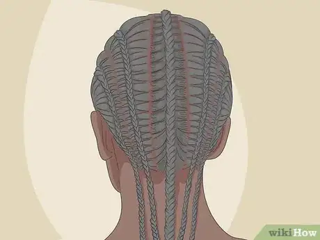 Imagen titulada Braid Cornrows Step 7