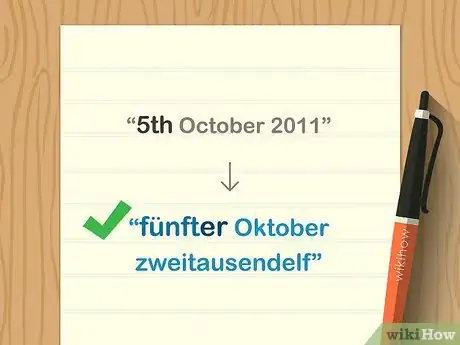 Imagen titulada Write German Dates Step 8