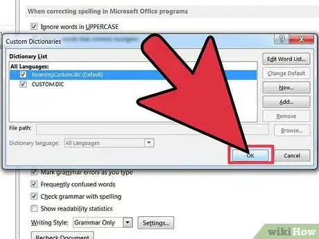 Imagen titulada Add a Word to the Dictionary in Microsoft Word Step 5