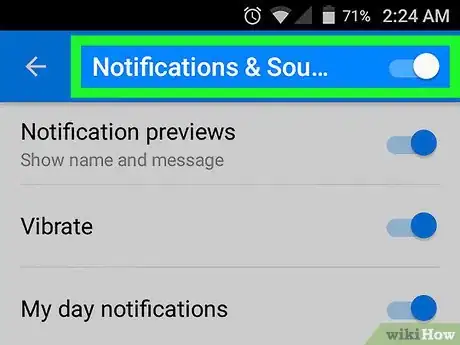 Imagen titulada Change the Notification Sound on Facebook Messenger on Android Step 4