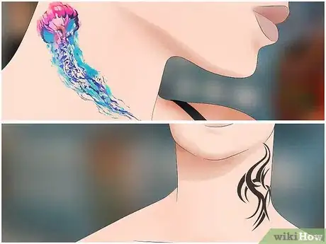 Imagen titulada Choose a Neck Tattoo Design Step 1