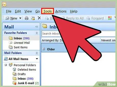 Imagen titulada Change Microsoft Outlook Password Step 1