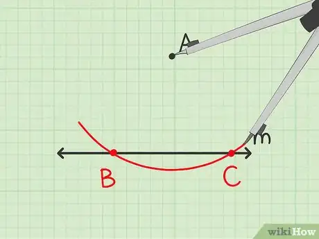 Imagen titulada Construct a Line Parallel to a Given Line Through a Given Point Step 2