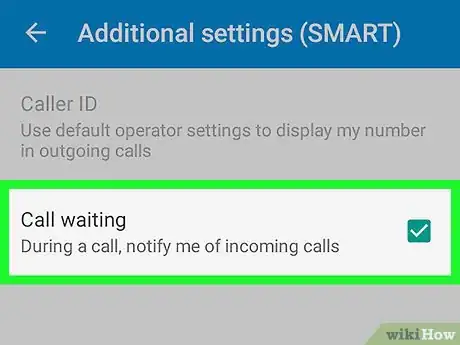 Imagen titulada Activate Call Waiting on Android Step 7